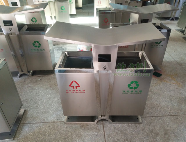 不銹鋼戶外垃圾桶即將開(kāi)啟無(wú)錫校園美好環(huán)境